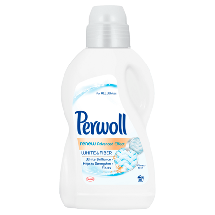 PERWOL prací gél na biele prádlo 900ml/15PD