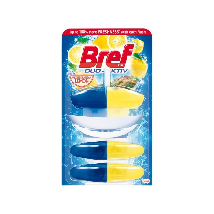 BREF WC gél DUO AKTIV citrón 3x50ml