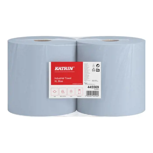 445569 priemyselná utierka katrin basic towel xl modre 2 ks / 44530