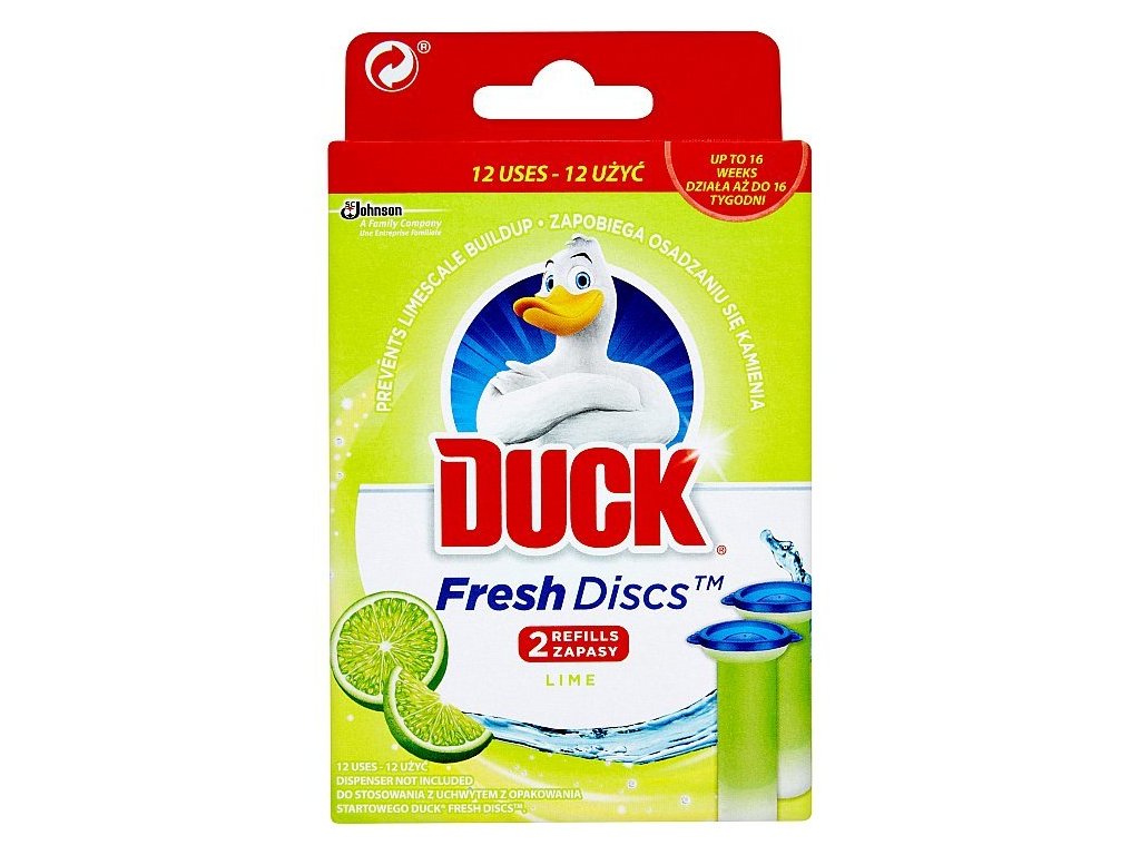 wc duck discs nn 2*36ml lime