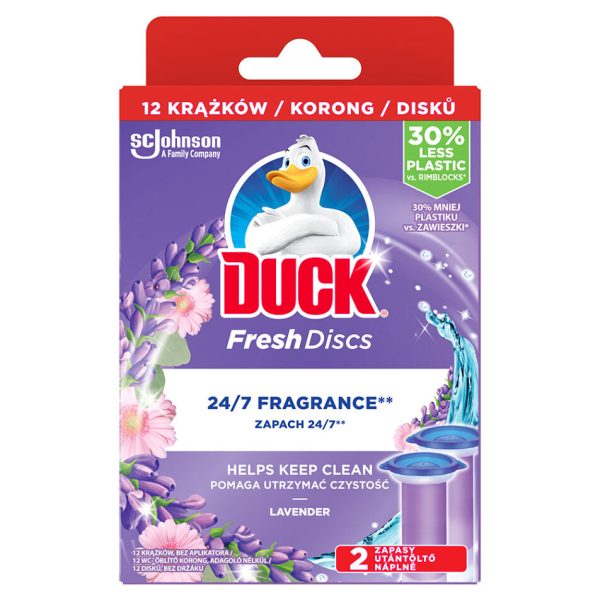 duck fresh disk wc náplň levanduľa 2x36ml